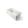 66" x 32" alcove bath, right drain