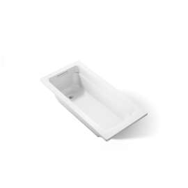 66" x 32" drop-in bath with Bask(R) heated surface