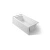 66" x 32" alcove Heated BubbleMassage(TM) air bath, right drain