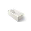 66" x 32" alcove Heated BubbleMassage(TM) air bath, right drain