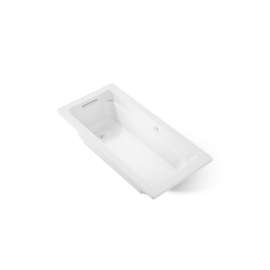 66" x 32" drop-in Heated BubbleMassage(TM) air bath with Bask(R) heated surface