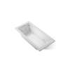 66" x 32" drop-in heated whirlpool bath