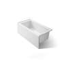 60" x 30" alcove bath right drain