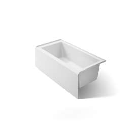 60" x 30" alcove bath right drain