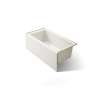 60" x 30" alcove bath right drain