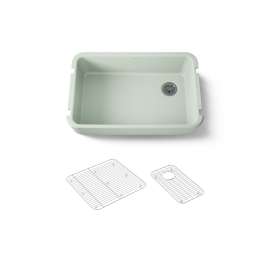 34" undermount single-bowl farmhouse kitchen sink