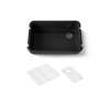 34" undermount single-bowl farmhouse kitchen sink