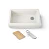 35-3/4" undermount single-bowl farmhouse workstation kitchen sink