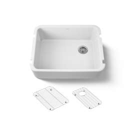 28" undermount single-bowl farmhouse kitchen sink