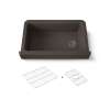 Undermount single-bowl farmhouse kitchen sink