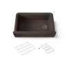 34" undermount single-bowl farmhouse kitchen sink