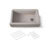 34" undermount single-bowl farmhouse kitchen sink