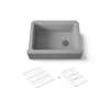 29-11/16" undermount single-bowl farmhouse kitchen sink