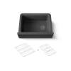 29-11/16" undermount single-bowl farmhouse kitchen sink