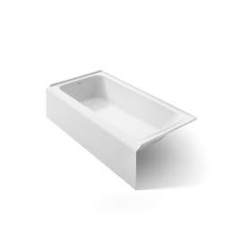 72" x 36" alcove bath, left drain