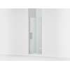 Frameless pivot shower door, 71-5/8" H x 27-5/8 - 28-3/8" W, with 3/8" thick Crystal Clear glass