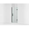 Frameless pivot shower door, 71-5/8" H x 29-5/8 - 30-3/8" W, with 3/8" thick Crystal Clear glass