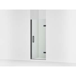 Frameless pivot shower door, 71-5/8" H x 29-5/8 - 30-3/8" W, with 3/8" thick Crystal Clear glass