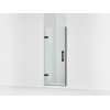 Frameless pivot shower door, 71-5/8" H x 29-5/8 - 30-3/8" W, with 3/8" thick Crystal Clear glass