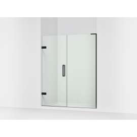 71-3/4" H pivot shower door with 3/8"-thick glass