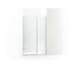 3/8" pivot door glass and hardware, no handle