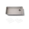 33" undermount single-bowl kitchen sink