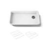 33" undermount single-bowl kitchen sink
