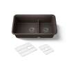 Smart Divide(R) 33-1/2" undermount double-bowl kitchen sink