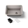 27-1/2" undermount single-bowl utility sink