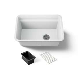 27-1/2" undermount single-bowl utility sink