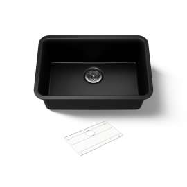 27-1/2" undermount single-bowl kitchen sink