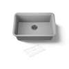 27-1/2" undermount single-bowl kitchen sink