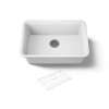 27-1/2" undermount single-bowl kitchen sink