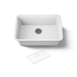 27-1/2" undermount single-bowl kitchen sink