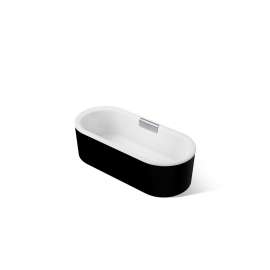 63" x 28-3/8" freestanding bath with shroud