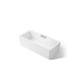 63" x 28-3/8" freestanding bath with shroud