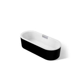 70-7/8" x 30-3/8" freestanding bath with shroud