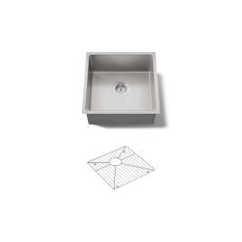 18-1/4" undermount single-bowl bar sink
