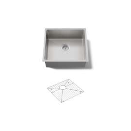 20" undermount single-bowl bar sink