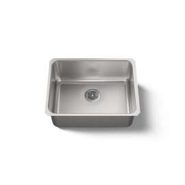 23" undermount single-bowl kitchen sink