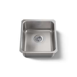 15-3/4" undermount single-bowl bar sink