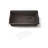 32-1/2" undermount single-bowl kitchen sink
