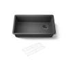 32-1/2" undermount single-bowl kitchen sink