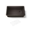 29-1/2" undermount single-bowl kitchen sink