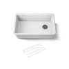 29-1/2" undermount single-bowl kitchen sink