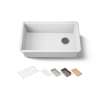29-1/2" undermount single-bowl workstation kitchen sink