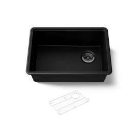 26-1/2" undermount single-bowl kitchen sink