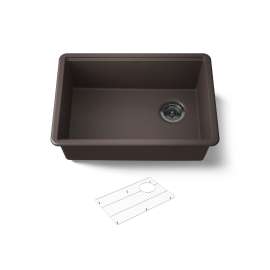 26-1/2" undermount single-bowl kitchen sink