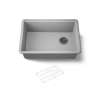 26-1/2" undermount single-bowl kitchen sink