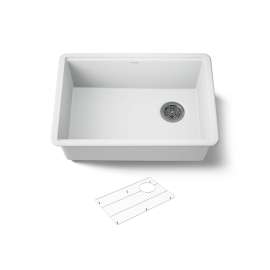 26-1/2" undermount single-bowl kitchen sink